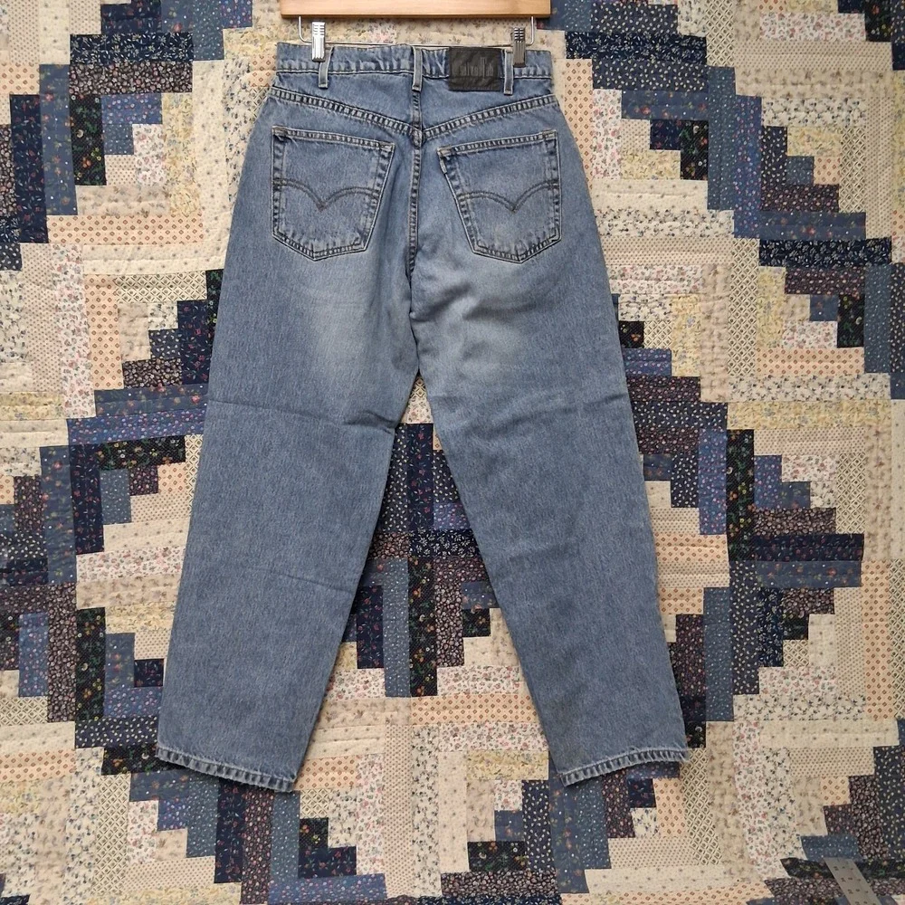 Y2K 1998 Levis Silvertab Baggy Fit Denim Blue Jeans Size 30x30 90s Streetwear